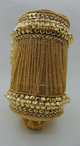 Metal mesh metal chain potli bag