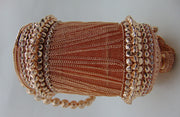 Metal mesh metal chain potli bag