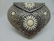 Silver Metallic Evening Bag