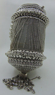 Metal mesh metal chain potli bag
