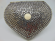 Silver Metallic Evening Bag