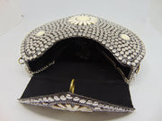 Silver Metallic Evening Bag