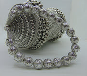Metal mesh metal chain potli bag