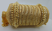 Metal mesh stone lace potli bag