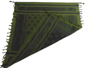 Skulls Crossed Swords shemagh Arab Scarf