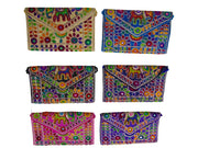 DORI EMBROIDERY CLUTCH BAG