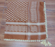 solid color poly viscose Arafat Scarf