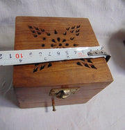 Wooden Box square shape Loban incense Burner