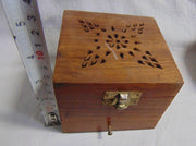 Wooden Box square shape Loban incense Burner