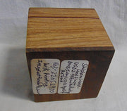 Square Piggy Money Box Bank Wood