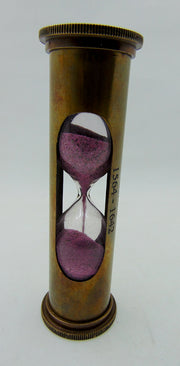 Antique Brass Sand Timer 1564-1642