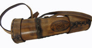Brown & Copper Toned Telescope With Leather Cover