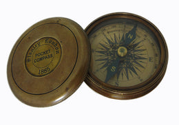 Antique Brass pocket Compass