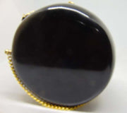 Black Resin Acrylic Round Box Clutch & Purse