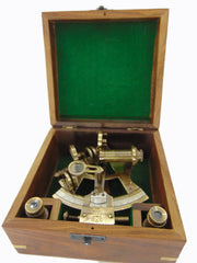 Nautical Marine Sextant with wood box