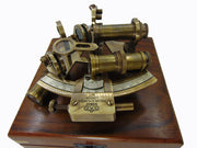 Nautical Marine Sextant with wood box