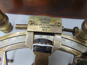 Nautical Marine Sextant with wood box