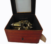 Nautical Marine Sextant with leather box