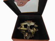 Nautical Marine Sextant with leather box