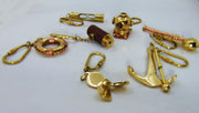 Nautical Brass wheel telescope  Key Ring