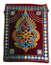 FLOWER DESIGN MOBILE POUCH