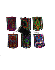 PEACOCK DESIGN MOBILE POUCH