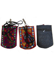 PEACOCK DESIGN MOBILE POUCH
