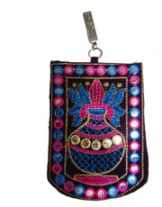 PEACOCK DESIGN MOBILE POUCH