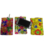 CASHMERE EMBROIDERY MOBILE POUCH