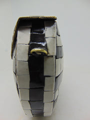 india Mosaic stone metal clutch purse
