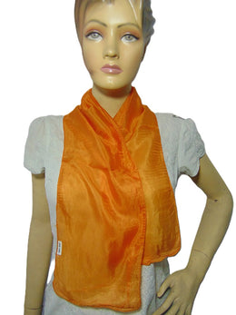 Solid color Solid Color Long Strip Silk Scarf Headband