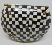 Black white stone bag ethnic clutch indian