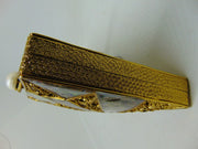 Handmade Beaded Pearl Metal Clutch Purse