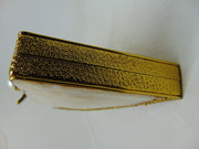 Brass Metal Pearl shell Clutch Purse