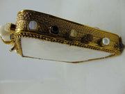 MOP brass Metal bag stone decoration Clutch Purse