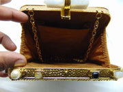 MOP brass Metal bag stone decoration Clutch Purse
