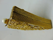 Pearl & Metal decoration Clutch Purse