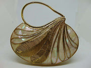 Metal handle MOP brass Metal bag clutch Purse