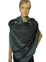 wave design Palestinian Kufiya Arafat scarf