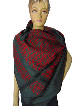 wave design Palestinian Kufiya Arafat scarf
