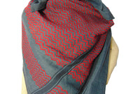 wave design Palestinian Kufiya Arafat scarf