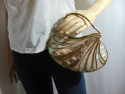 Metal handle MOP brass Metal bag clutch Purse