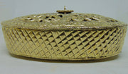Hand carving Vintage Indian Women metal clutch Bag