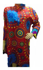 RAYON TUNIC WITH SLEEVE