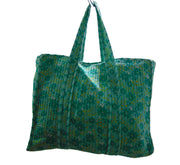 Printed Cotton fabric Quilted Tote Bag