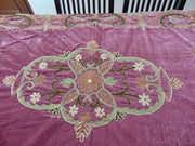 cashmere embroidery Chenille 4 pcs Table Cover