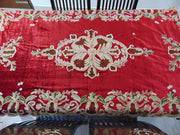 cashmere embroidery Chenille 4 pcs Table Cover