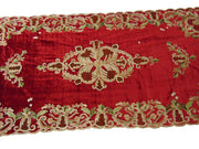 cashmere embroidery Chenille 4 pcs Table Cover