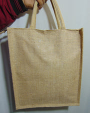 Flower Print Jute Multipurpose  Bag(12