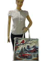 Laminated Canvas car Digital Print Bag